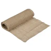 10 Pcs Burlap Fabric Roll 1 Ft x 9.84 Ft Natural Jute Burlap Roll
