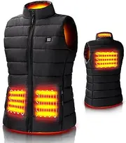 [Abuytwo] Heated Vest, Electric Heating Jacket Warm Fleece Polar for Men Women Waterproof Waistcoat For Spring/Winter Outerwear