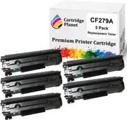 5 Pack Compatible Toner Cartridge Replacement for HP CF279A 79A (1,000 Pages) for HP Laserjet Pro M12 M12a M12w MFP M26 MFP M26a MFP M26nw