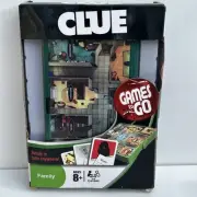 CLUE Family Game To Go Game Travel Size Board Game New.