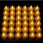 120/96/48/24X LED Tea Light Tealight Candle Flameless Wedding Decoration Battery