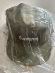 Supreme FW24 Nylon Ripstop Cordura Camp Cap Olive Green One Size New IN HAND