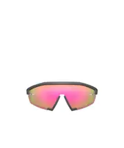Prada Eyewear Shield Frame Sunglasses 44 Pink