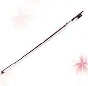 CIMAXIC 1/4 Size Octagonal Violin Bow for Beginners Brazilwood Stick Ebony Parts
