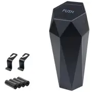 Car Trash Can with Lid for Cup Holder - Mini Garbage Bin for Vehicles