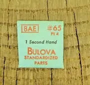 Genuine Bulova 8AE PI 4 Second Hand Watch Part 65 NEW OLD STOCK