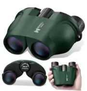 Small Compact Binoculars Adults Kids - 20x25 Mini Pocket Binocular for Bird