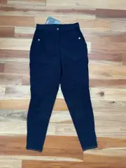 Prestige Schoeller Trainers Choice Blue Equestrian Riding Breeches Pants Sz 28R