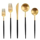 Gold Silverware Set Oliviola 20Piece Stainless Steel Flatware Cutlery Set Servic