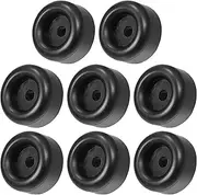 X AUTOHAUX 8pcs 2.11" Round Rubber Feet Bump Stops Guard Replacement for Cargo Trailer Truck RV Door Gate Ramp Hatch with 2/5" Screw Holes