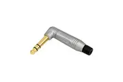 PD1460 6.3Mm Right Angle Stereo Plug Gold Phono Amphenol