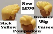 New LEGO Wig Big Bangs Pompadour Unisex Grease Greaser over Ear Sideburn Thick