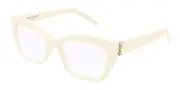 Saint Laurent SL M117 005 Men's Glasses White Size 53 - Private Health Rebate - Blue Light Block Available