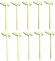 KONTONTY 24pcs Solid Wood Hammer Toy Set Seafood Hammer Boys and Girls Tools for DIY Natural Hardwood Mallets