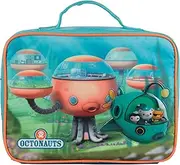 OCTONAUTS Insulated Lunch Sleeve - Reusable School Lunch Box for Kids - Heavy Duty Tote Bag w Mesh Pocket for Holding Snacks & More- Fits Containers, Jars & Ice Packs, Backpacks - Blue Underwater Pod