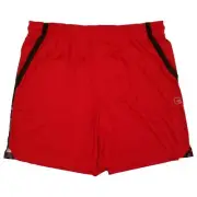 AND1 Mens Red Active Training Basketball Alley-Oop Shorts 2XL