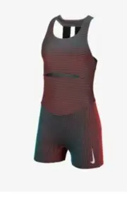 NIKE WMNS RUNNING UNITARD #CK4234 635 Women Size Xlarge