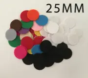 Mixed Colour 25mm Padded Round Circle Felt Shape Craft Scrap Patch Pad 2.5cm DIY