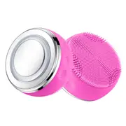 Light Face Massager Waterproof Electric Facial Cleanser EMS Micro-current Facial Beauty Device Vibration Face