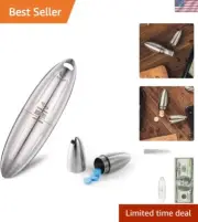 RovyVon Pill Holder U7, Titanium Mini Portable Pill Case, Waterproof Keychain...