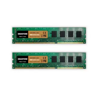 【GIGASTONE 立達】DDR3 1600MHz 16GB 桌上型記憶體 2入組(PC專用/8GBx2)