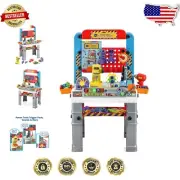 3-in-1 Drill and Learning Workbench - Ages 3+ with Interactive Tools & Storage