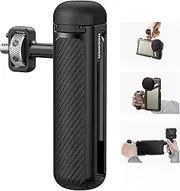NEEWER 360° Rotatable Side/Top Handle with 1/4" Screw Anti Twist Pin Cold Shoe Nonslip Handgrip for NEEWER Phone Cage Video Rig Compatible with iPhone 16 15 Pro Max Samsung Galaxy S24 Ultra, PA046