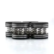 4pcs Isolation Amplifier Foot Pad Aluminum Spring Speakers Spike Isolation Stand