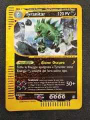 POKEMON Jumbo Oversized Topper Card - Tyranitar Holo Excellent (Ita )