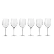6pc Krosno Harmony Collection 370ml White Wine Glass Barware Drinking Glasses