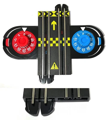 1pc Micro Scalextric 9v 1/64 HO Slot Car 6" LAP COUNTER Danger TRACK New! #37461