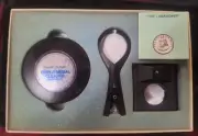 Vintage FRANKLIN MINT (Coin) COLLECTOR'S KIT: Tongs, Viewer, Gloves, Cleaner