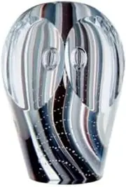 Caithness Glass Piece Crystal Sarah P Art Glass George Twit Twoo Paperweight, Multi-Coloured