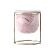 Mini Marble Pot In Metal Stand Nordic Home Decor Vases