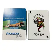 Gemaco Playing Cards Frontline Plus Pet Meds Advertising Plastic Coated Poker