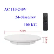 42cm Electric 220-240V Turntable Photography Rotating Display Stand + Remote