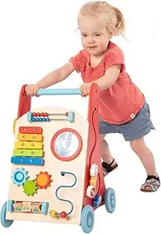 Fat Brain Toys Baby Walker - Busy Baby Deluxe Walker