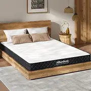 [ALFORDSON] King Single Size Mattress with Tight Top, 15cm Thickness, Memory Foam and Bonnell Spring System for Bed Frame Bed Base, Medium Firm, Odeta Series