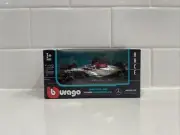 Bburago Mercedes AMG F1 W13 E Performance #63 Petronas 1:43 MIB 18-60038 New