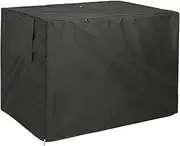 1 Piece Dog Crate Cover, Ventilated Pet Keneel Cover, Rainproof Dust Dog Cage Covers Made of Polyester Dog Crate Cloth, Suitable for Dog Box Made of Wire, Machine Washable and Dry