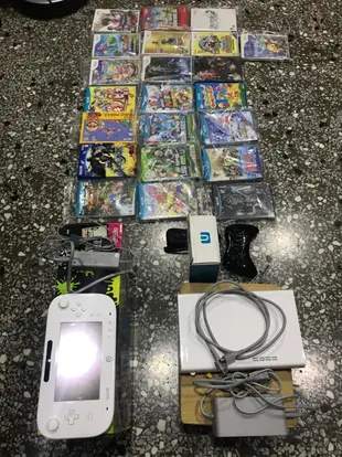 Wii U漆彈同捆機 32g 三個手把 Wiiu片12片 Wii 10片