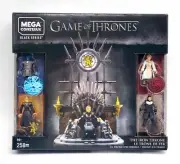 GAME OF THRONES THE IRON THRONE SET MEGA CONSTRUX BLACK SERIES GKM68 NEW!