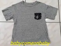 在飛比找Yahoo!奇摩拍賣優惠-嬰幼用品 童裝 短袖 T恤 UNIQLO 灰色 SIZE 1