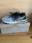 Asics Gel Womens T5P7N Black Blue Sneakers Shoes Size 10,5
