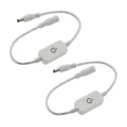 2x Touch Dimmer Adjustable Control Single Color LED Strip Light
