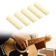 5 Pieces Music Mandolin String Nuts Durable Practical Slotted Mandolin Nut