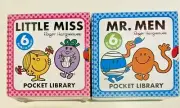 NEW Mr Men 6 Books & Little Miss 6 Books Mini Collection 12 Books Pocket Library