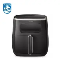 在飛比找PChome24h購物優惠-【飛利浦 PHILIPS】透視海星氣炸鍋5.6L (HD92