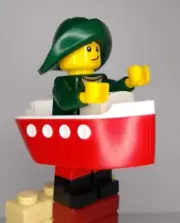 LEGO Brand Store Build-A-Minifigure Boat Dude Ship Costume Minifigure NEW