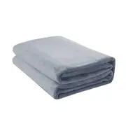 Jason 400GSM Super Soft Micro Fleece Blanket Silver